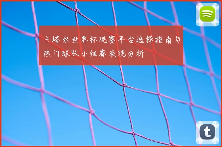 卡塔尔世界杯观赛平台选择指南与热门球队小组赛表现分析